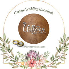 Wooden Wedding Guest Book Alternative | ITG Creations™