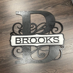 Monogram Doorhanger with Name | ITG Creations™