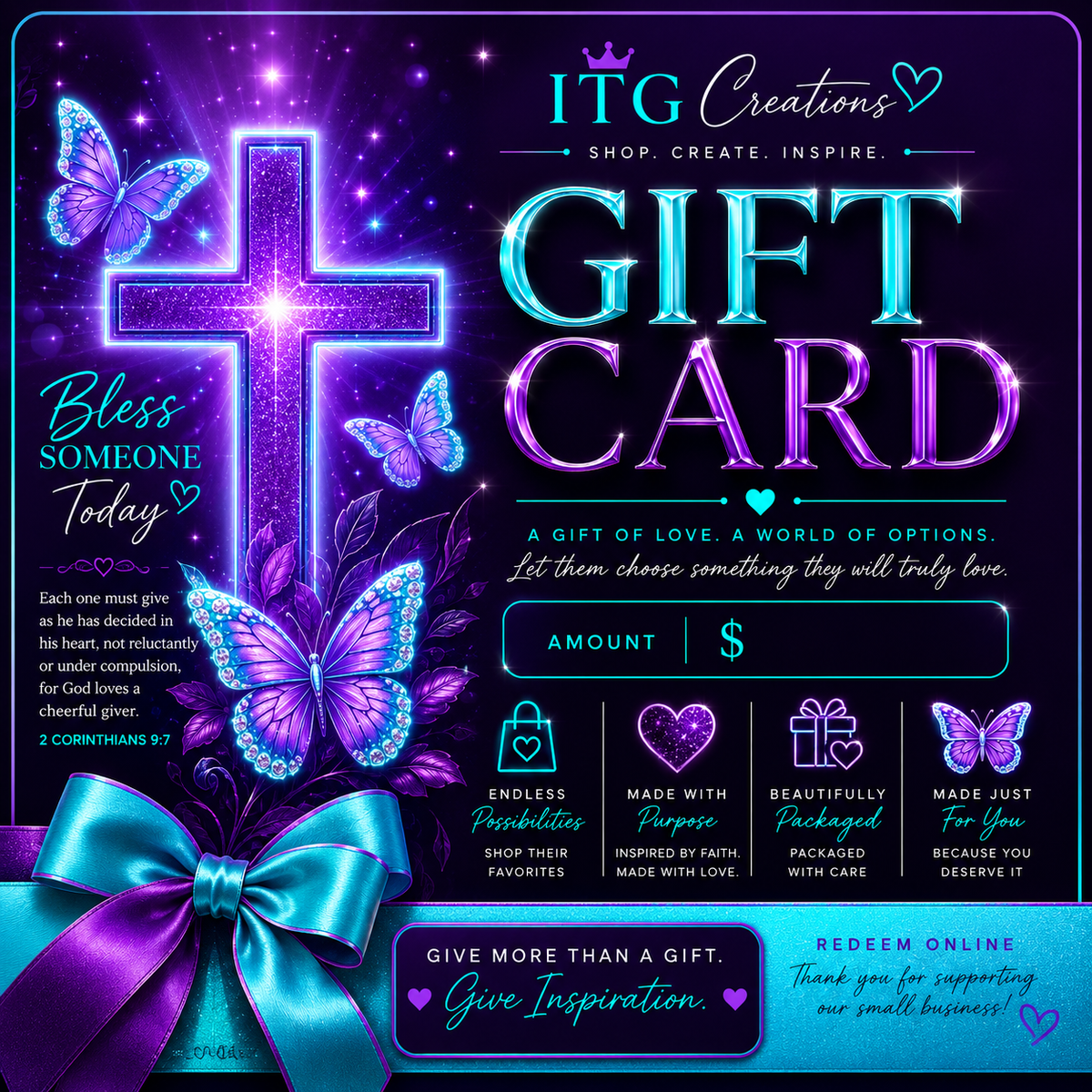 ITG Creations Digital Gift Card -