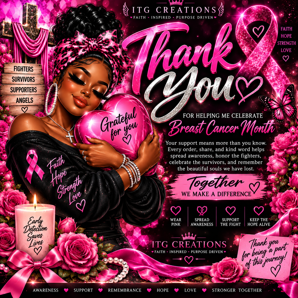 Breast Awareness T-shirt Buy-In - ITG Creations™